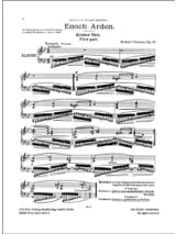 Enoch Arden - Richard Strauss - Partition - Piano